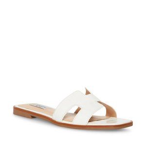 Steven New York Harlien Croc Embossed Slide Sandal